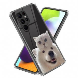 Cover Samsung Galaxy S24 Ultra 5g Kat Og Hund