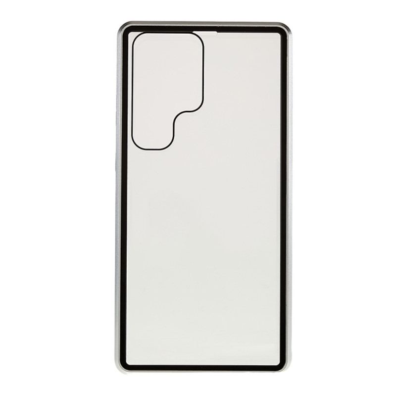 Cover Samsung Galaxy S24 Ultra 5g Magnetisk Hærdet Glas Og Dobbelt Beskyttelse