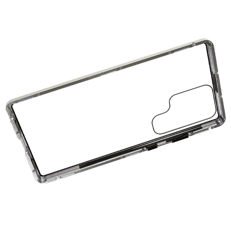 Cover Samsung Galaxy S24 Ultra 5g Magnetisk Hærdet Glas Og Dobbelt Beskyttelse