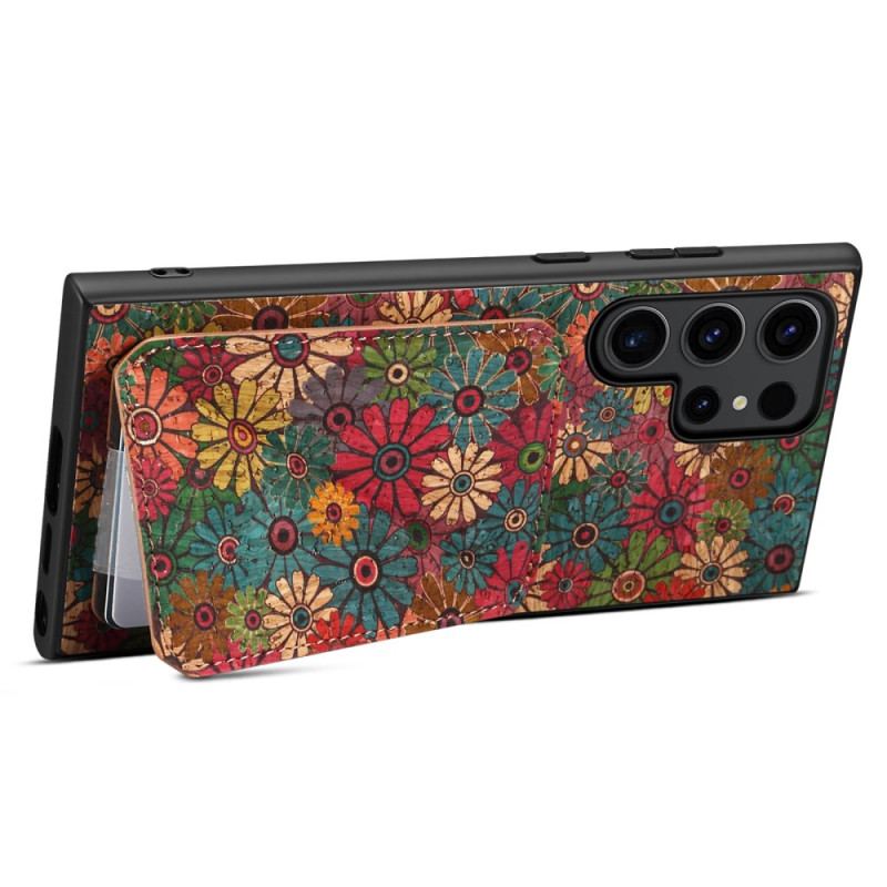 Cover Samsung Galaxy S24 Ultra 5g Med Blomsterkortholder