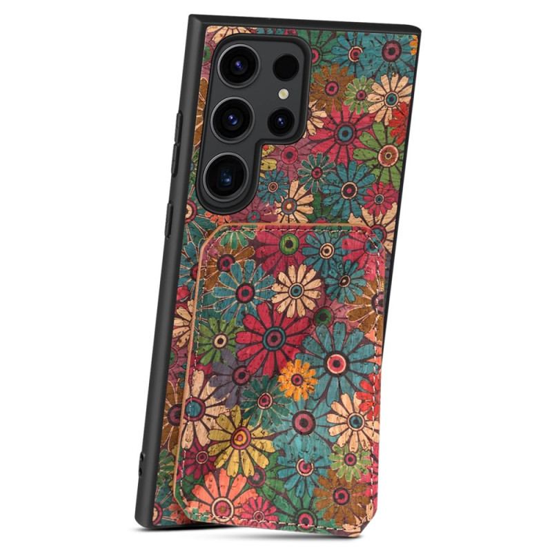 Cover Samsung Galaxy S24 Ultra 5g Med Blomsterkortholder