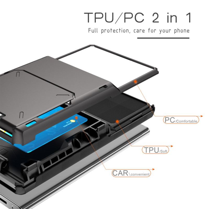 Cover Samsung Galaxy S24 Ultra 5g Med Foldekortholder