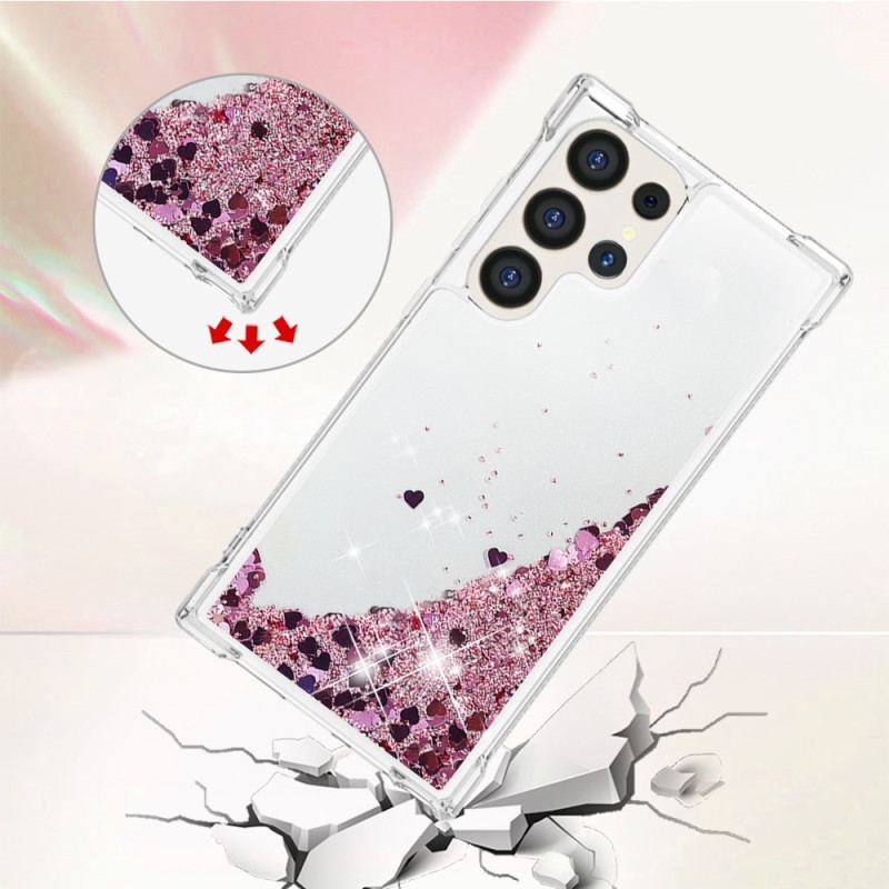 Cover Samsung Galaxy S24 Ultra 5g Telefon Etui Glitrende Glitter