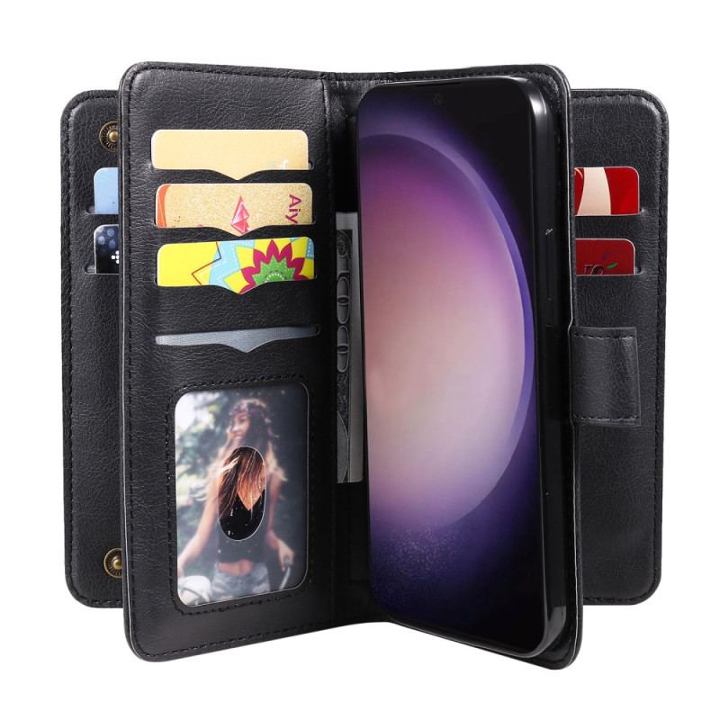 Flip Cover Samsung Galaxy S24 Ultra 5g 10 Kortholdere