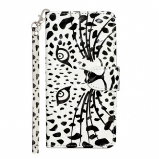 Flip Cover Samsung Galaxy S24 Ultra 5g Leopardhoved