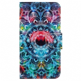 Flip Cover Samsung Galaxy S24 Ultra 5g Mandala Med Rem