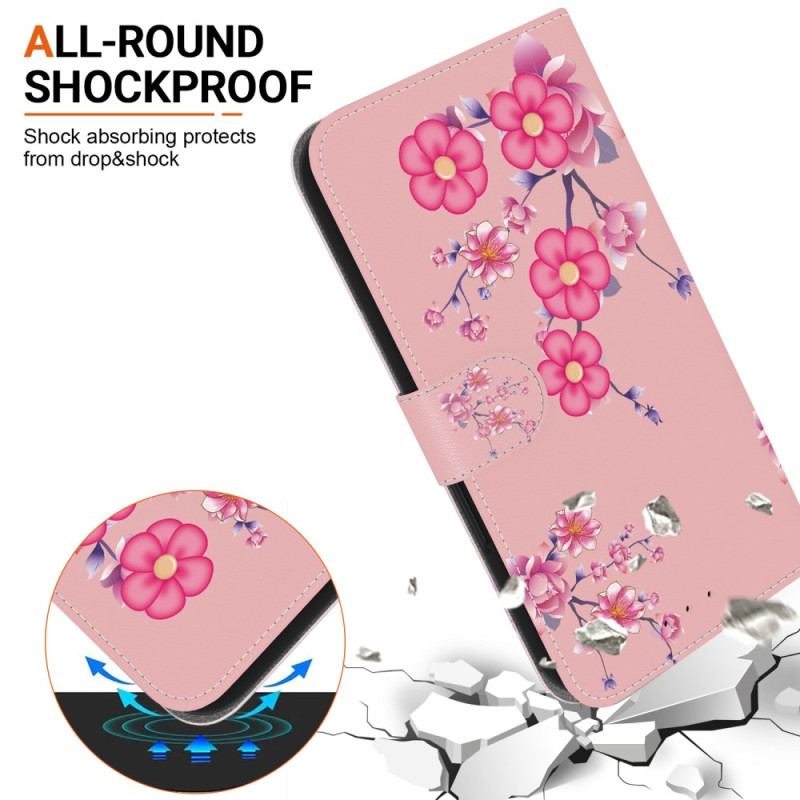 Flip Cover Samsung Galaxy S24 Ultra 5g Sakura Rem