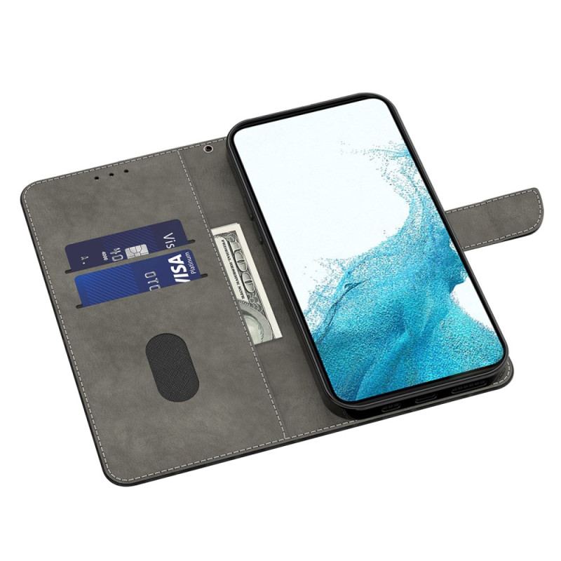 Flip Cover Samsung Galaxy S24 Ultra 5g Tofarvede Vinger