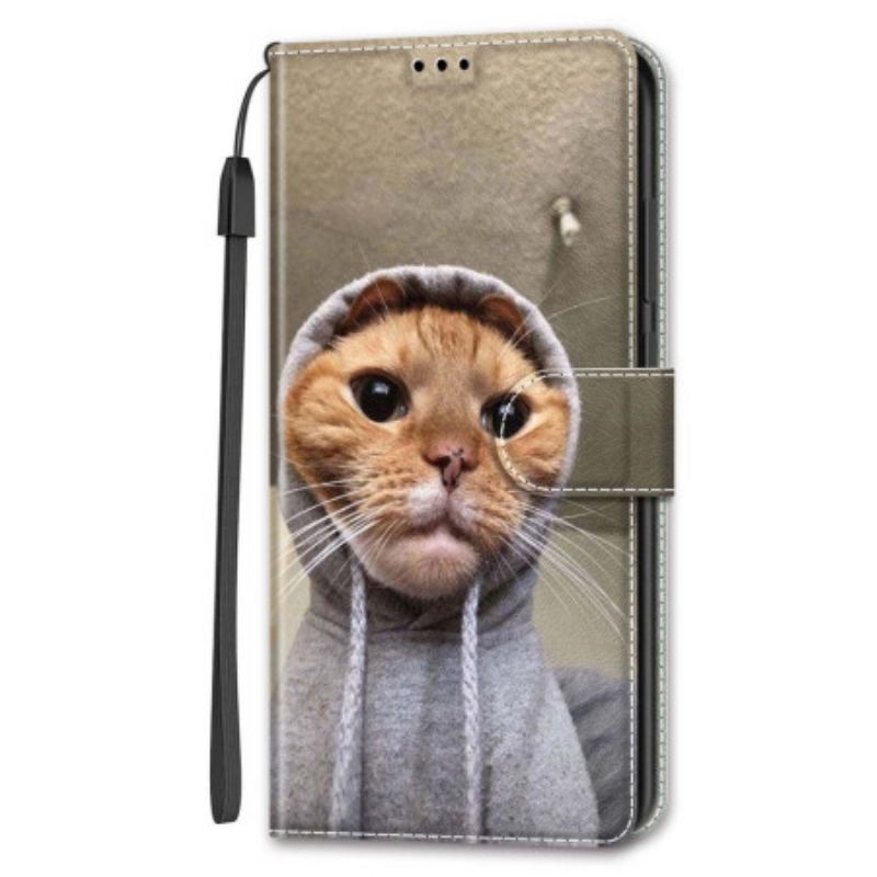 Flip Cover Til Samsung Galaxy S24 Ultra 5g Kat I Gul Strappy Sweater