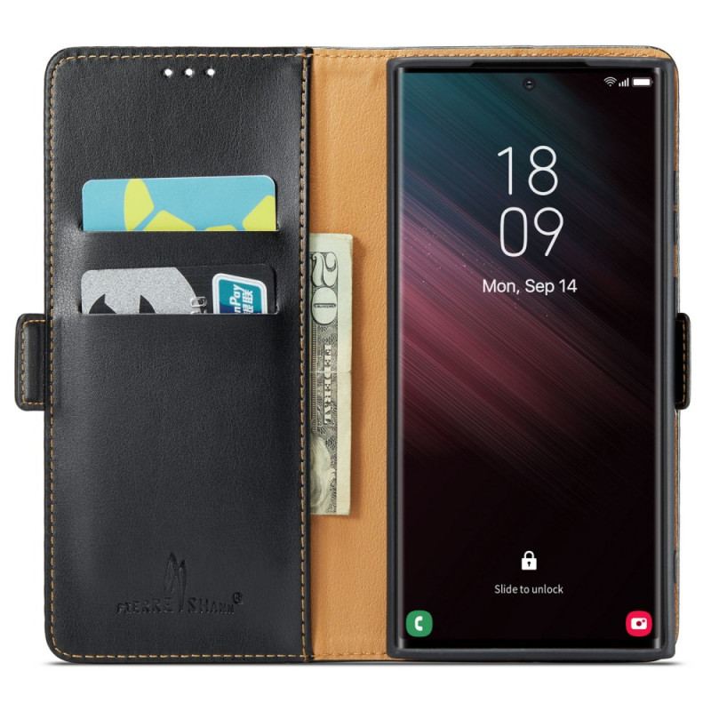 Læder Cover Samsung Galaxy S24 Ultra 5g Telefon Etui Stolt Shann