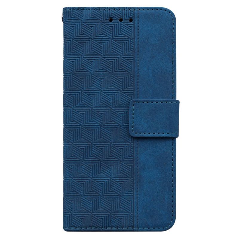 Læder Cover Samsung Galaxy S24 Ultra 5g Telefon Etui Strappy Vævet Mønster