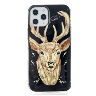 Cover iPhone 12 Pro Max Fluorescerende Majestic Deer