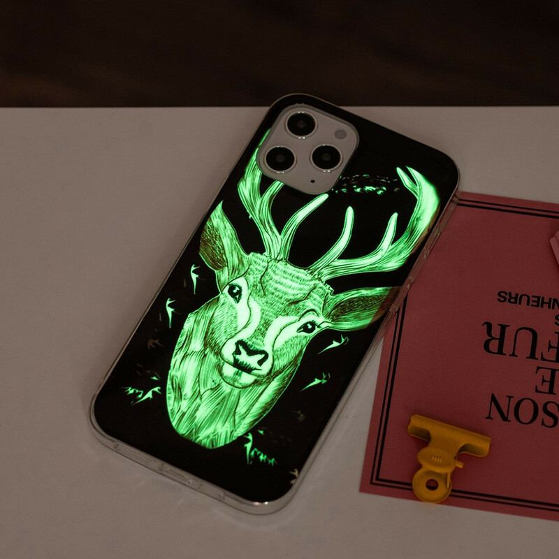 Cover iPhone 12 Pro Max Fluorescerende Majestic Deer