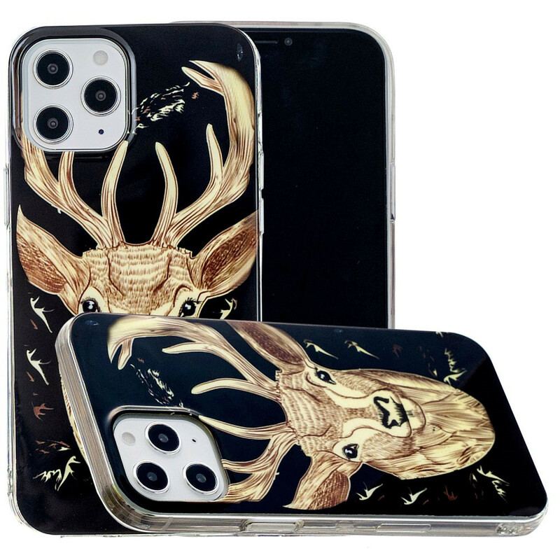 Cover iPhone 12 Pro Max Fluorescerende Majestic Deer