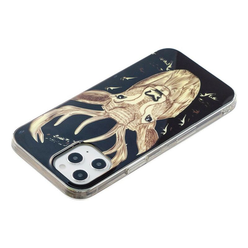 Cover iPhone 12 Pro Max Fluorescerende Majestic Deer