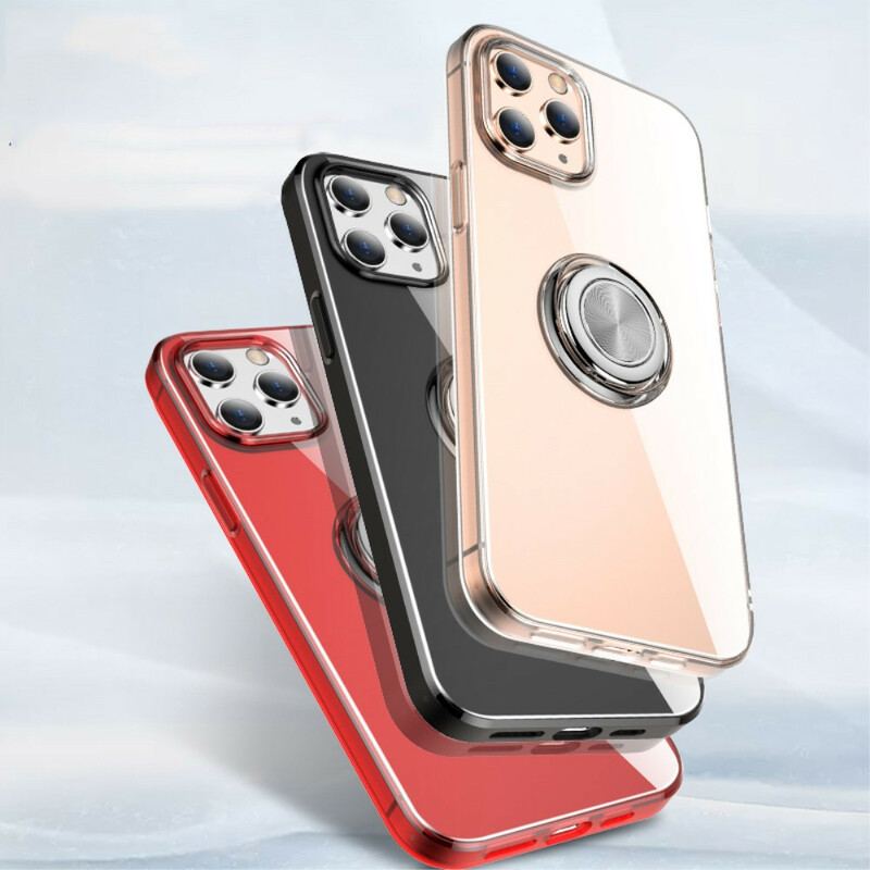 Cover iPhone 12 Pro Max Gennemsigtig Med Ring-support