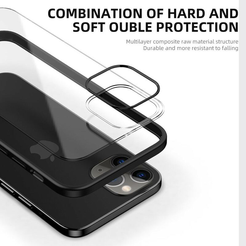 Cover iPhone 12 Pro Max Ipaky Hybrid Transparent