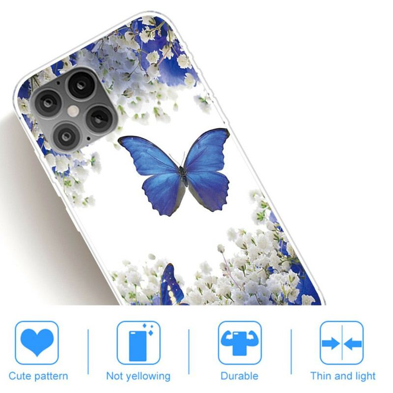 Cover iPhone 12 Pro Max Sommerfugle