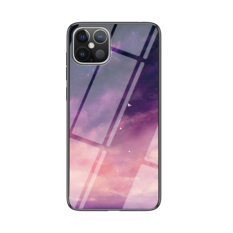 Cover iPhone 12 Pro Max Stjernehimmel Hærdet Glas