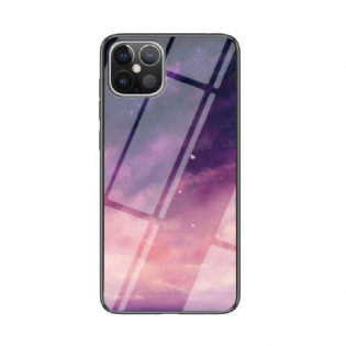 Cover iPhone 12 Pro Max Stjernehimmel Hærdet Glas