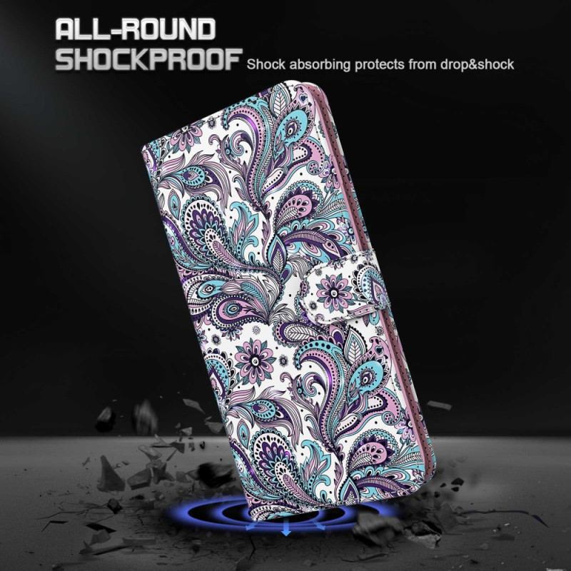 Flip Cover Oppo A54 5G / A74 5G Paisley