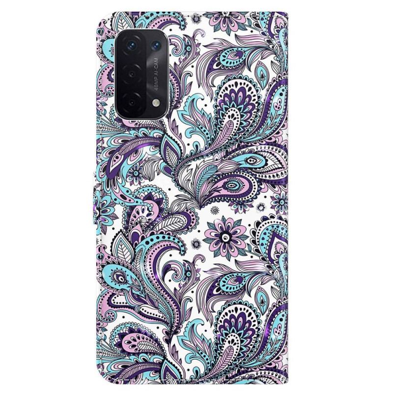 Flip Cover Oppo A54 5G / A74 5G Paisley