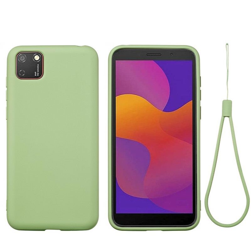 Cover Huawei Y5p Flydende Silikone Med Snor