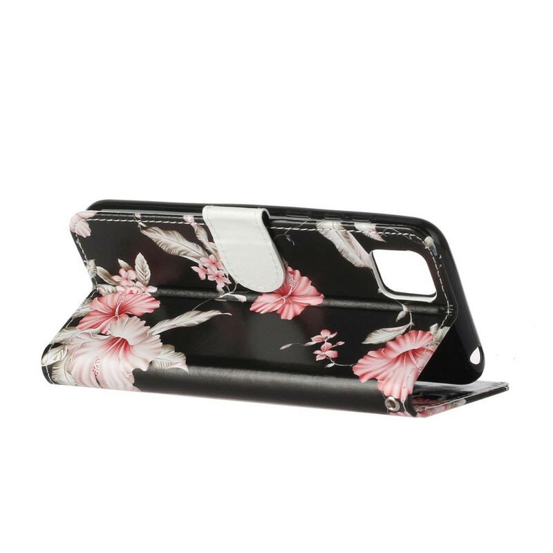 Flip Cover Huawei Y5p Myriade Af Blomster