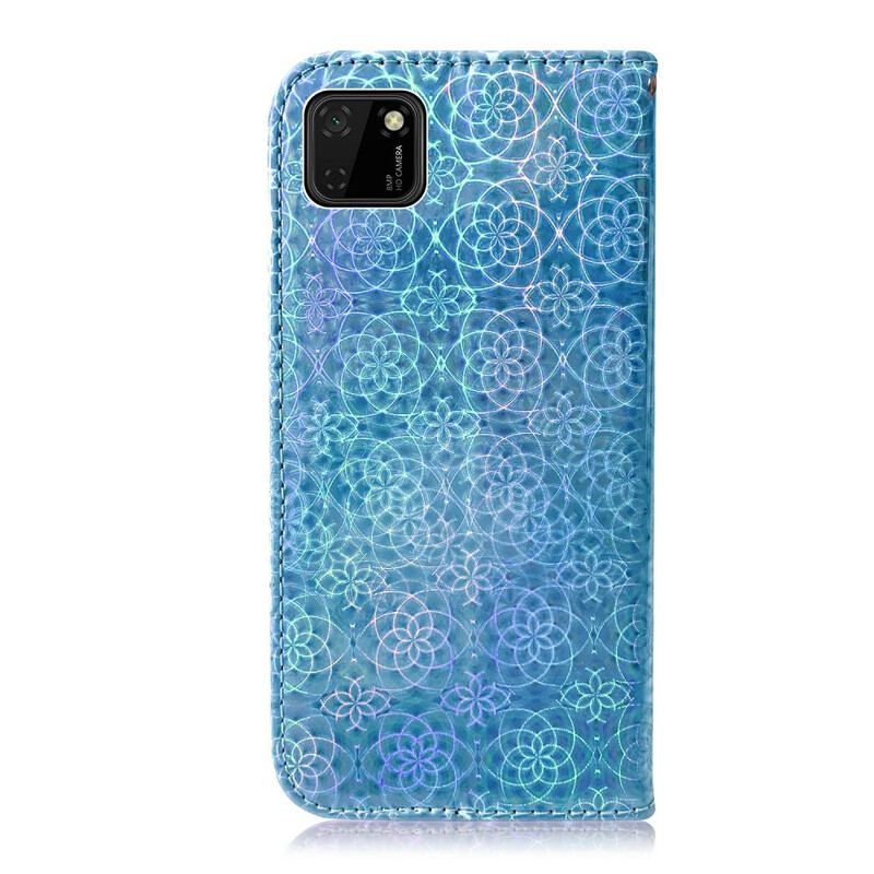 Læder Cover Huawei Y5p Ren Farve