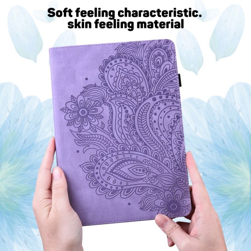 Case Samsung Galaxy Tab S9 Fe Telefon Etui Blomstermønster