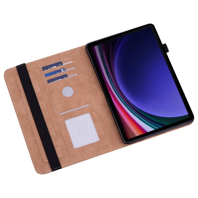 Flip Cover Samsung Galaxy Tab S9 Fe Retro