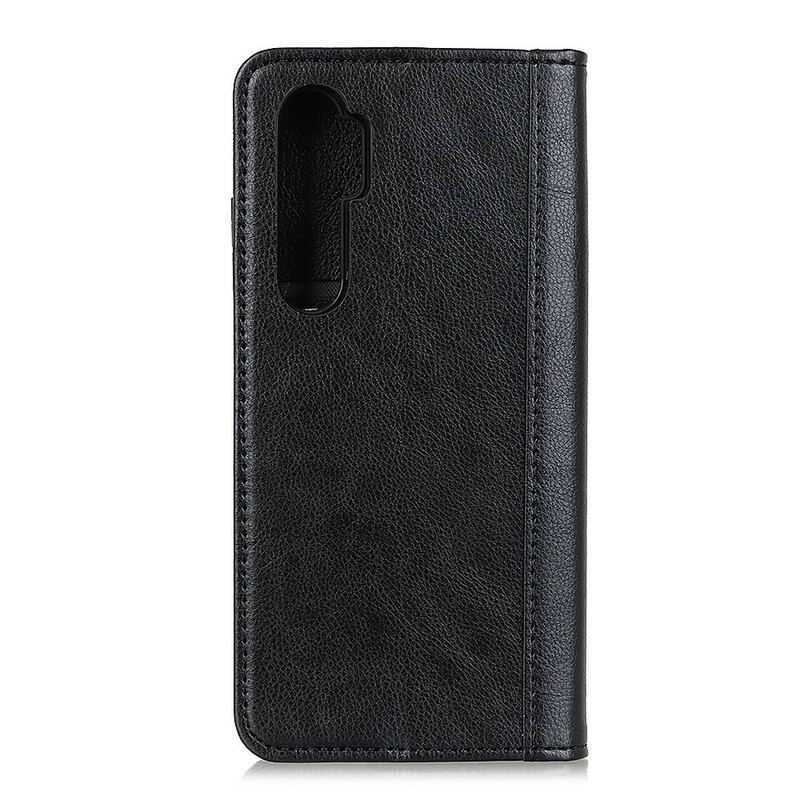 Cover OnePlus Nord Flip Cover Litchi Split Læder