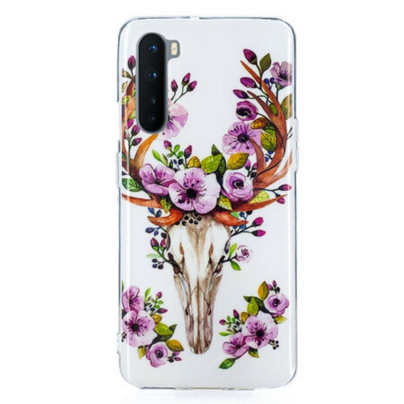 Cover OnePlus Nord Fluorescerende Blomsterelg