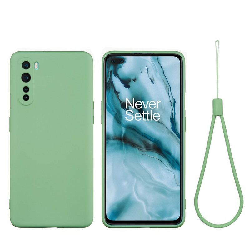 Cover OnePlus Nord Flydende Silikone Med Snor