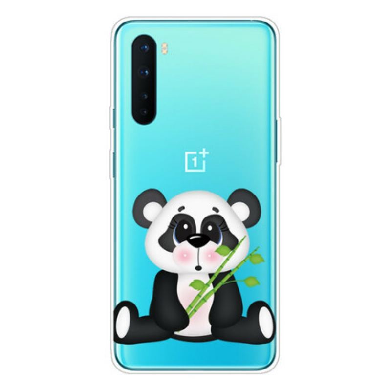 Cover OnePlus Nord Sømløs Sad Panda