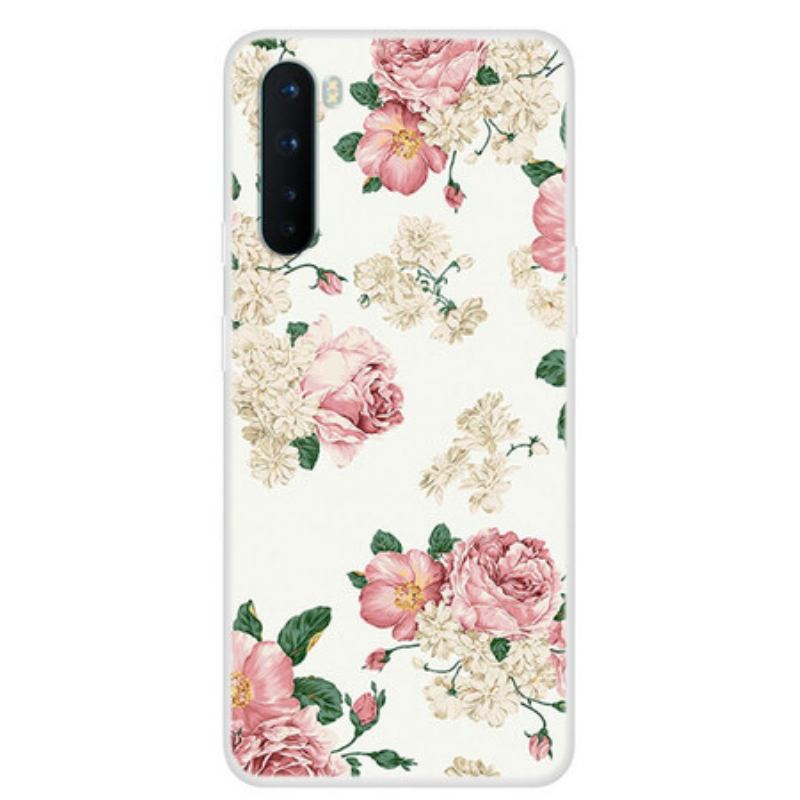 Cover OnePlus Nord Sømløse Liberty-blomster