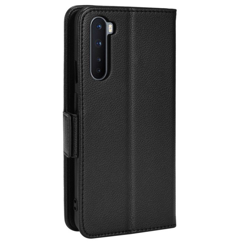 Flip Cover OnePlus Nord Læder Cover Flap Dobbelt Nye Farver