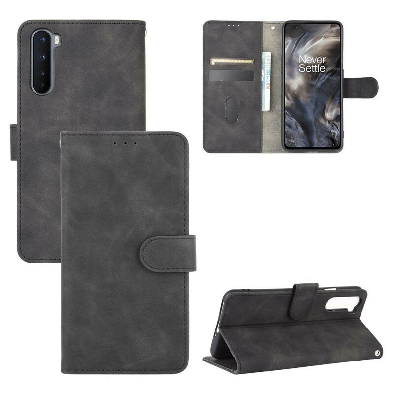 Flip Cover OnePlus Nord Soft Touch Lædereffekt