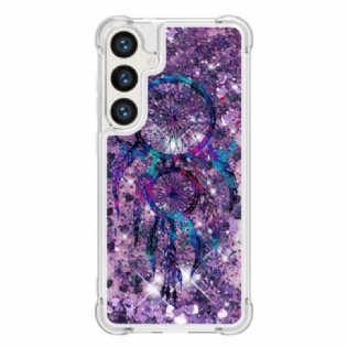 Cover Samsung Galaxy S24 Plus 5g Flydende Glitter Drømmefanger