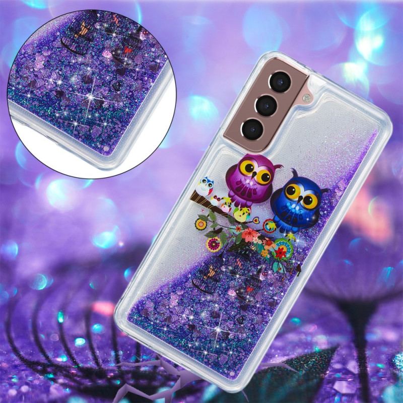 Cover Samsung Galaxy S24 Plus 5g To Ugler Flydende Glitter