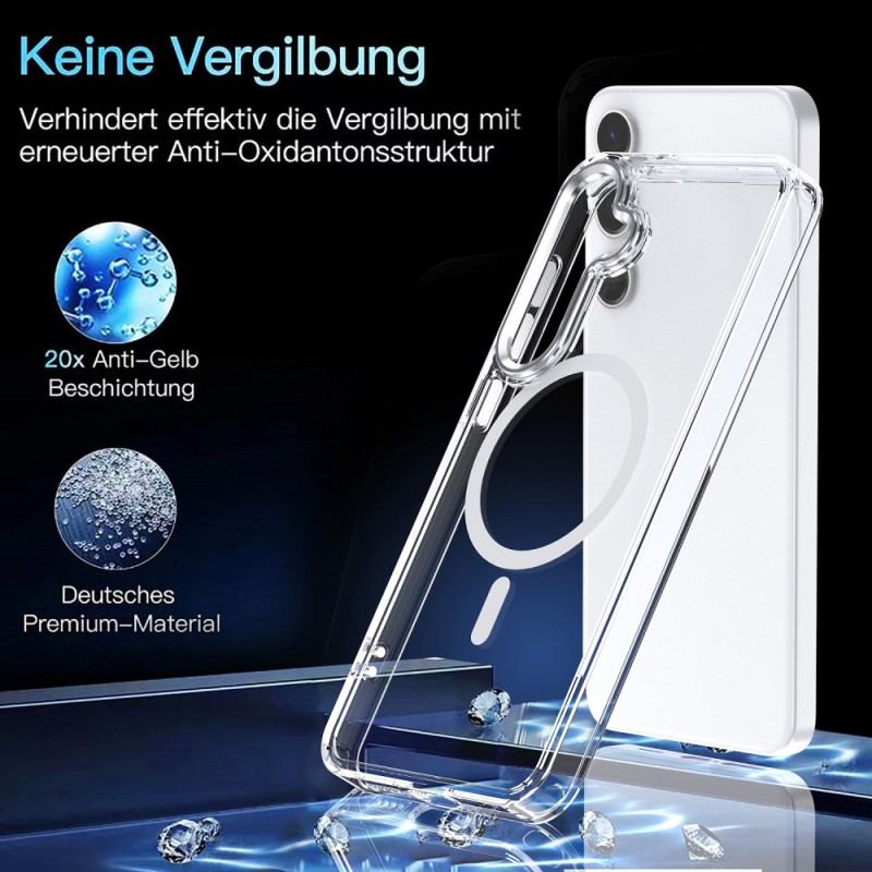 Cover Samsung Galaxy S24 Plus 5g Transparent Kompatibel Med Magsafe