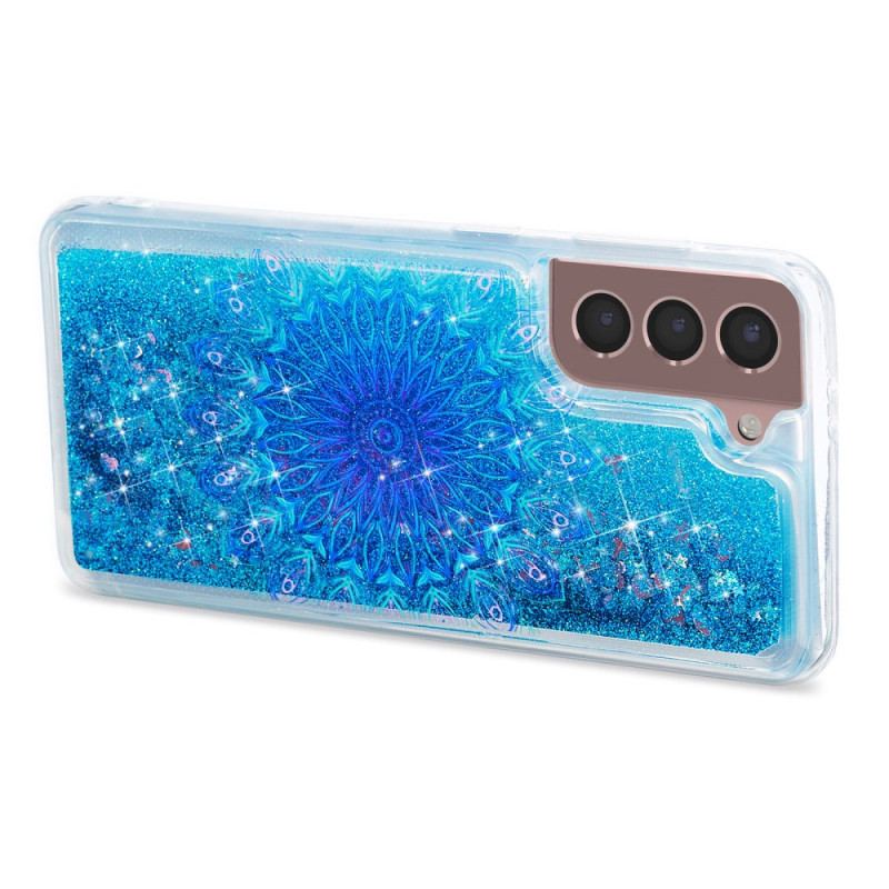 Cover Til Samsung Galaxy S24 Plus 5g Flydende Glitter Og Mandala