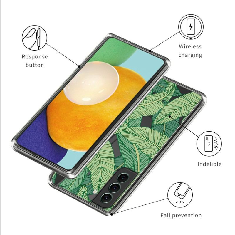 Cover Til Samsung Galaxy S24 Plus 5g Grønne Blade