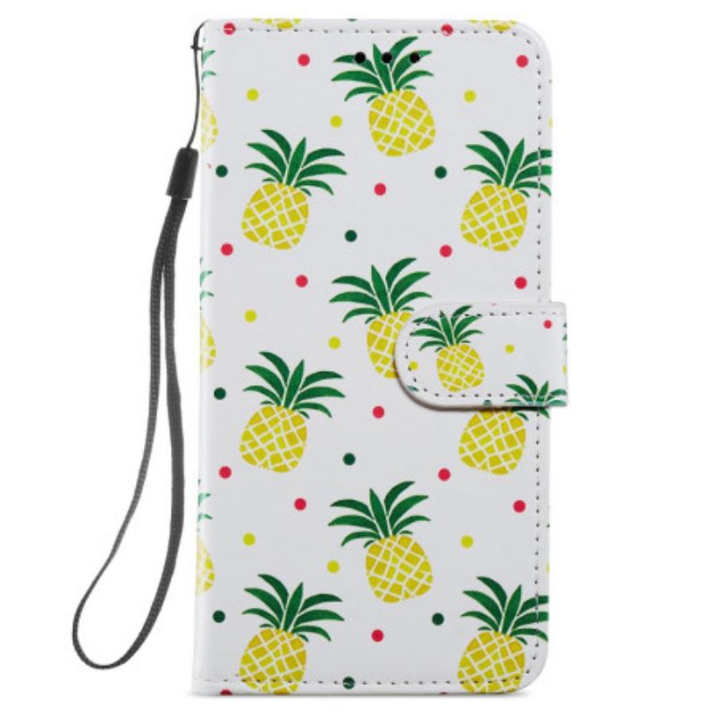 Flip Cover Samsung Galaxy S24 Plus 5g Ananas Med Rem