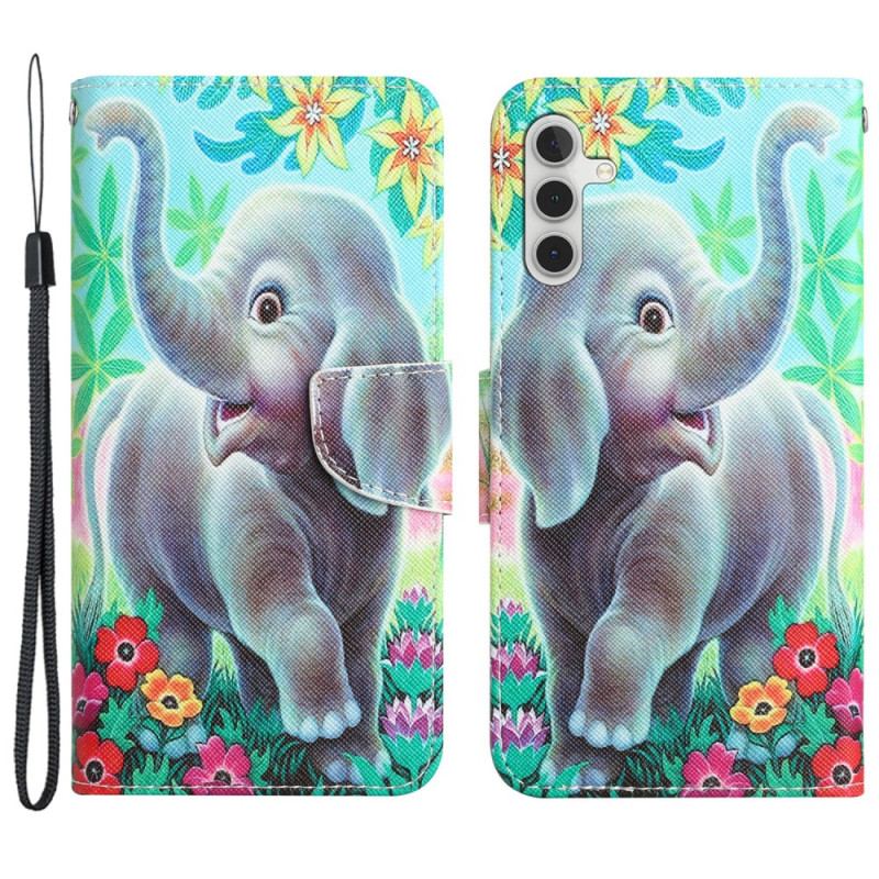 Flip Cover Samsung Galaxy S24 Plus 5g Elefant Med Rem