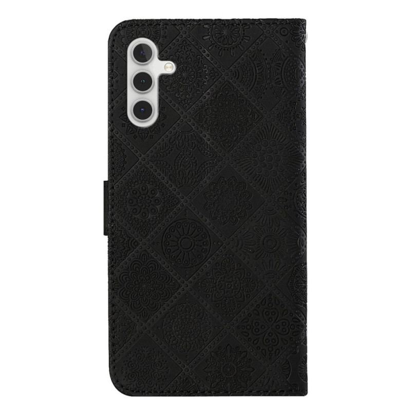 Flip Cover Samsung Galaxy S24 Plus 5g Etniske Blomster