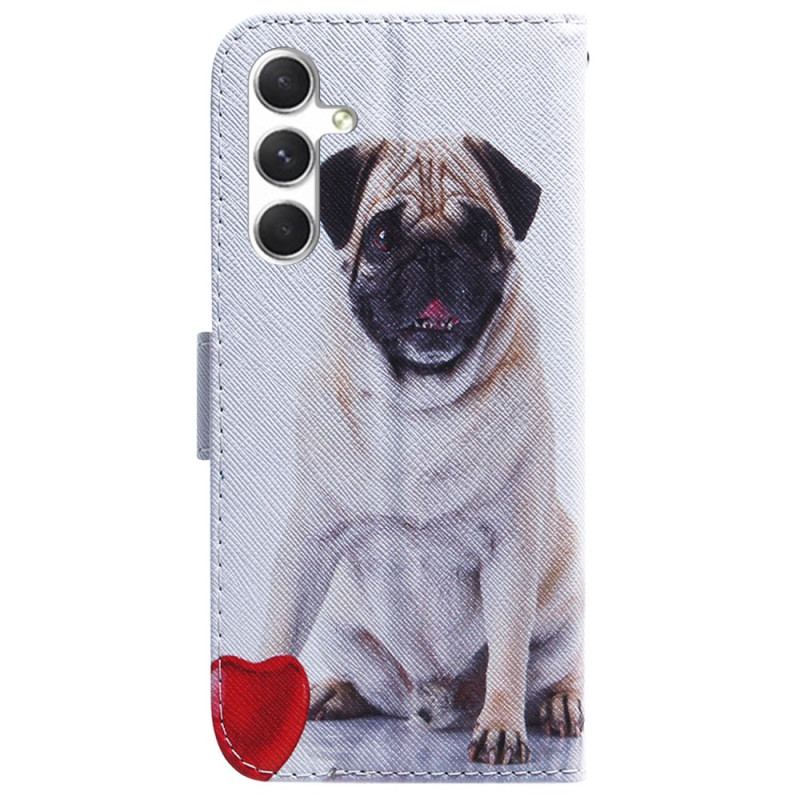 Flip Cover Samsung Galaxy S24 Plus 5g Mops Hund