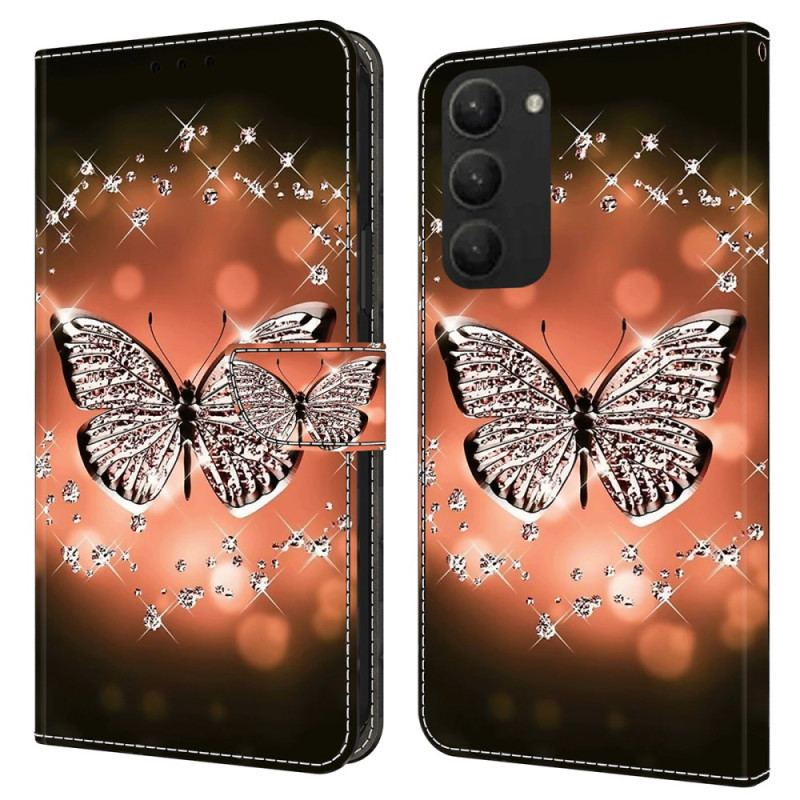 Flip Cover Til Samsung Galaxy S24 Plus 5g Krystalsommerfugl