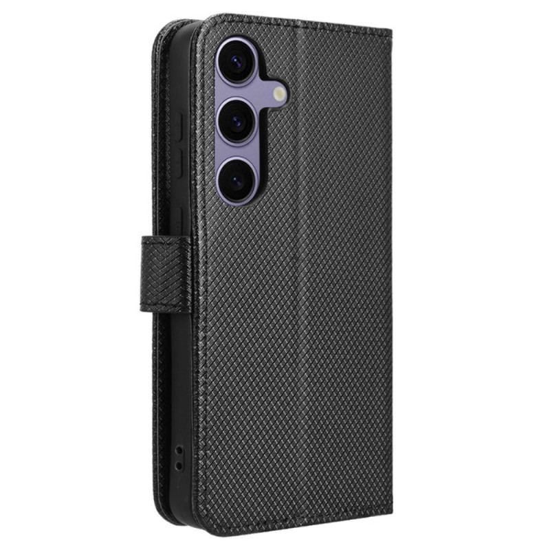 Læder Cover Samsung Galaxy S24 Plus 5g Telefon Etui Prikket Rem