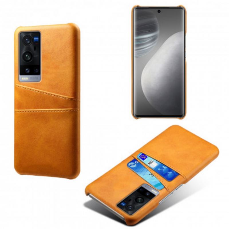 Cover Vivo X60 Pro Plus Ksq Dobbelt Kortholder